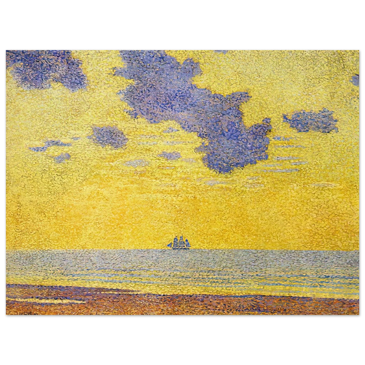 Theo van Rysselberghe - BIG CLOUDS 1893  75x100 cm / 30x40inches Fine Art Poster