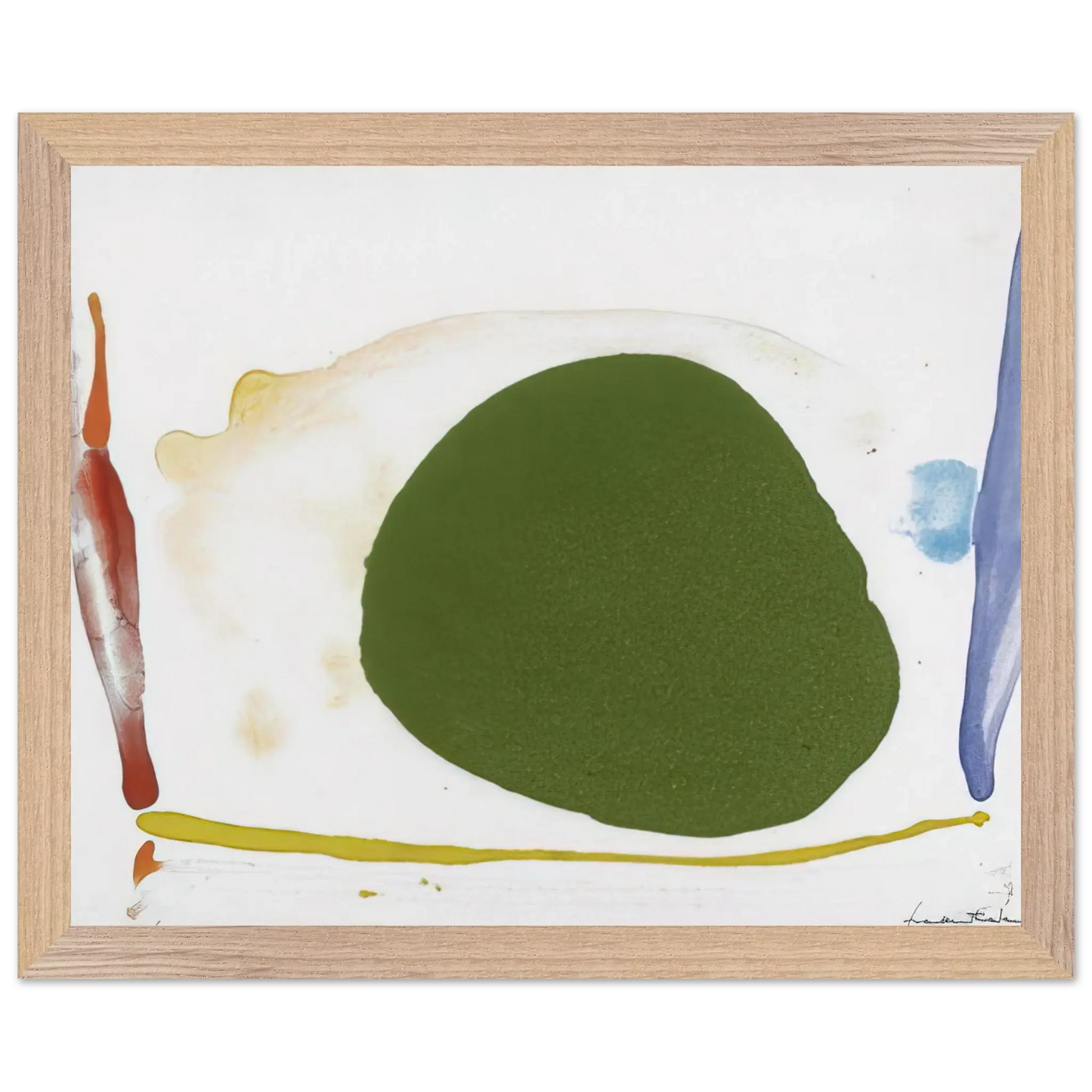 Helen Frankenthaler - Thanksgiving Day - 1973 Wall art - 60x90 cm / 24x36 Inches - Fine Art Poster - -