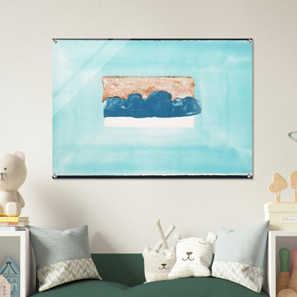 Untitled - 1976 - Howard Hodgkin Acrylic Print - 70x100 cm / 28x40″ inches | Howard Hodgkin Wall Art | Howard Hodgkin Prints