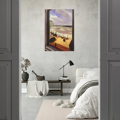 OPEN WINDOW AT ETRETAT 1921 - Henri Matisse Brushed Aluminum Print - 70x100 cm / 28x40 inches | Henri Matisse Aluminum Print | Henri Matisse Prints