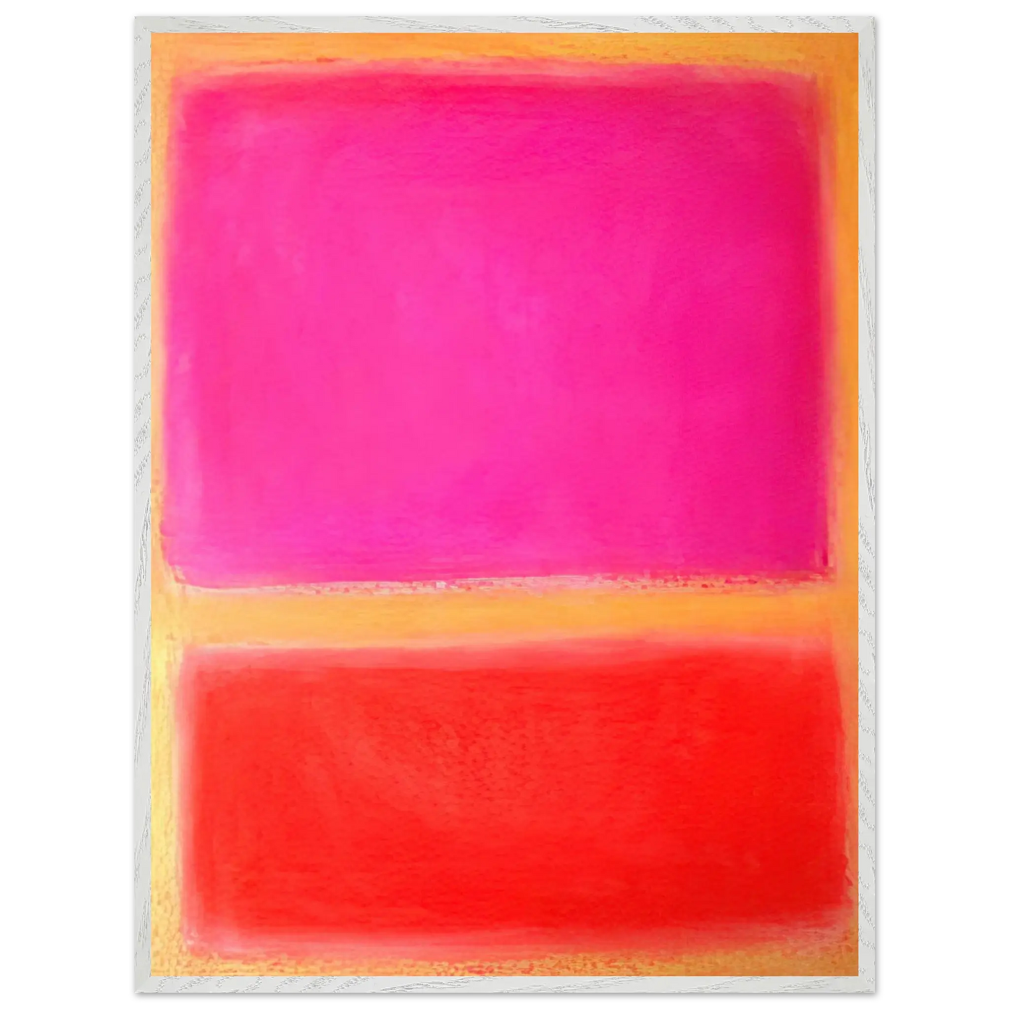 Helen Frankenthaler - Untitled - Color Field Painting Wall art - 40x60 cm / 16x24 inches - Premium Wooden Framed Poster With Fine Art Paper - Black frame