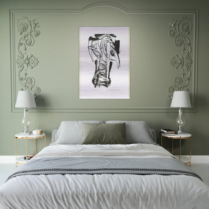 Palm Trees, from the Series The Archaics - Grace Hartigan Brushed Aluminum Print - 70x100 cm / 28x40 inches | Grace Hartigan Aluminum Print | Grace Hartigan Prints
