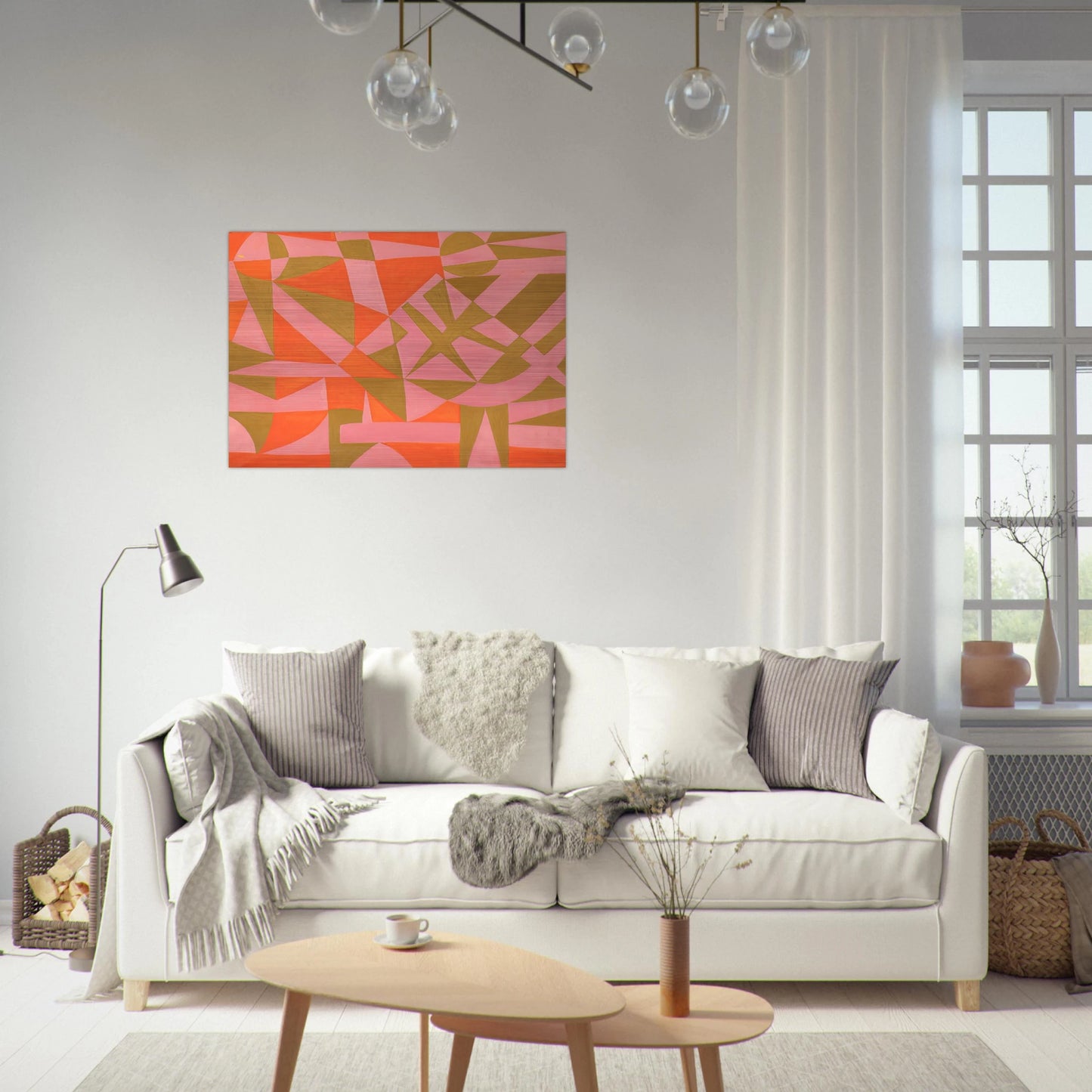 Flight of Colors - 1949 - Carmen Herrera Brushed Aluminum Print - 70x100 cm / 28x40 inches | Carmen Herrera Aluminum Print | Carmen Herrera Prints