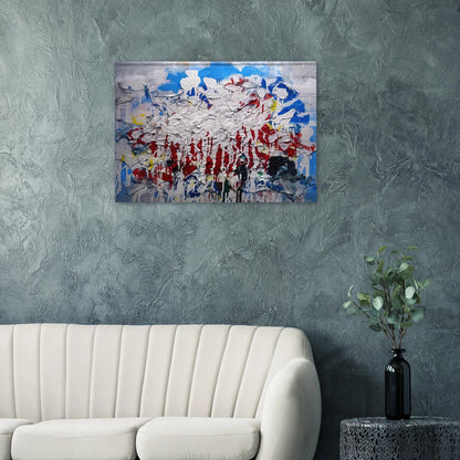 Untitled - 1958 - Robert Goodnough Brushed Aluminum Print - 70x100 cm / 28x40 inches | Robert Goodnough Aluminum Print | Robert Goodnough Prints