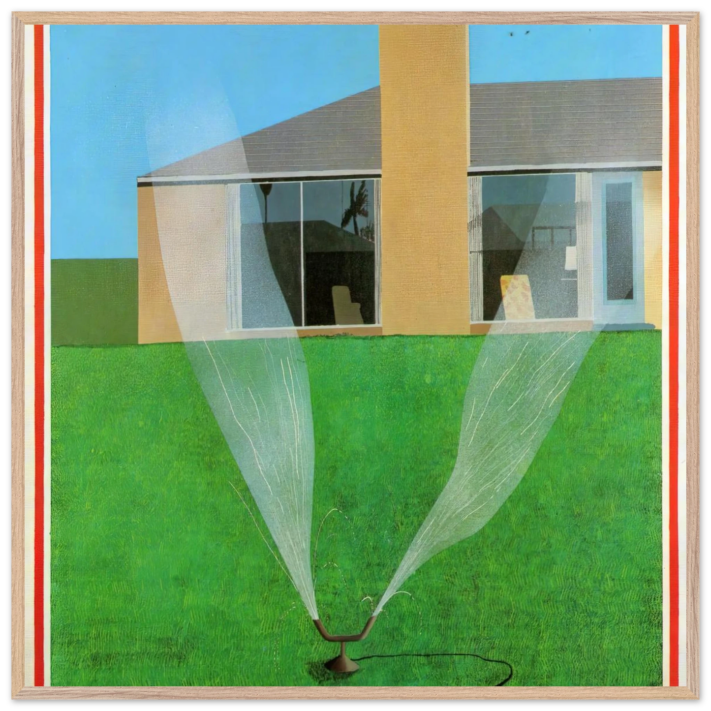 David Hockney - David Hockney Wall art - 25x60 cm / 10x24 inches - Fine Art Poster-canvas - -
