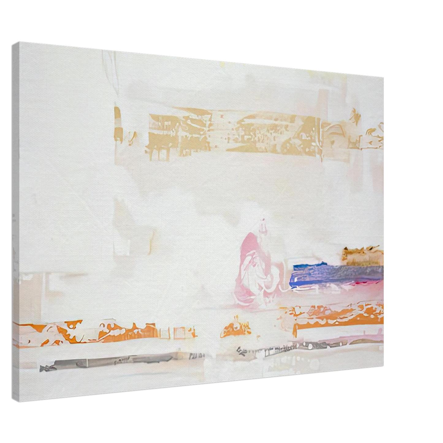 Helen Frankenthaler - Snow Basin, 1990- Wall Art - 60x80 cm / 24x32 inches - Fine Art Poster-canvas - -