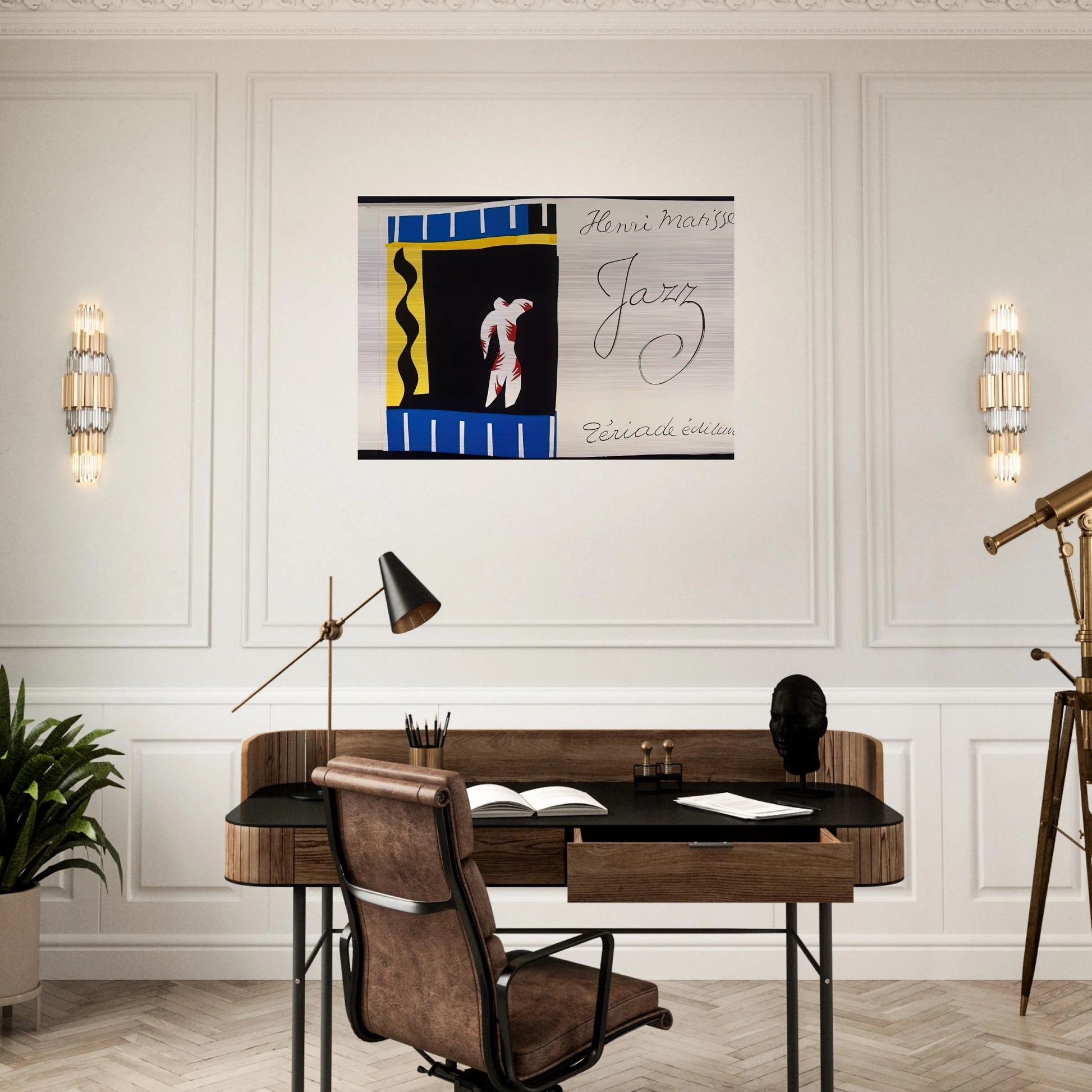JAZZ BOOK 1947 - Henri Matisse Brushed Aluminum Print - 70x100 cm / 28x40 inches | Henri Matisse Aluminum Print | Henri Matisse Prints