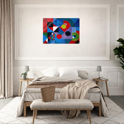 RHYTHM COLOUR - Sonia Delaunay Acrylic Print - 70x100 cm / 28x40″ inches