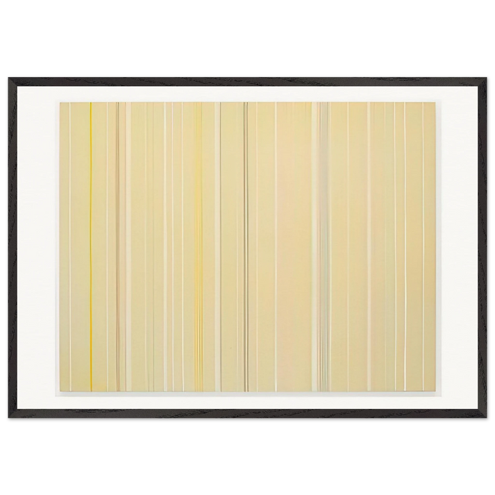 Butterfly - 1972 - Gene Davis 70x100 cm / 28x40 inches Framed Art Print – Black Wooden Frame