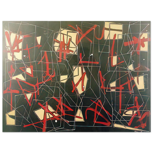 Jimmy Ernst - Synapse - 1950  75x100 cm / 30x40inches Fine Art Poster