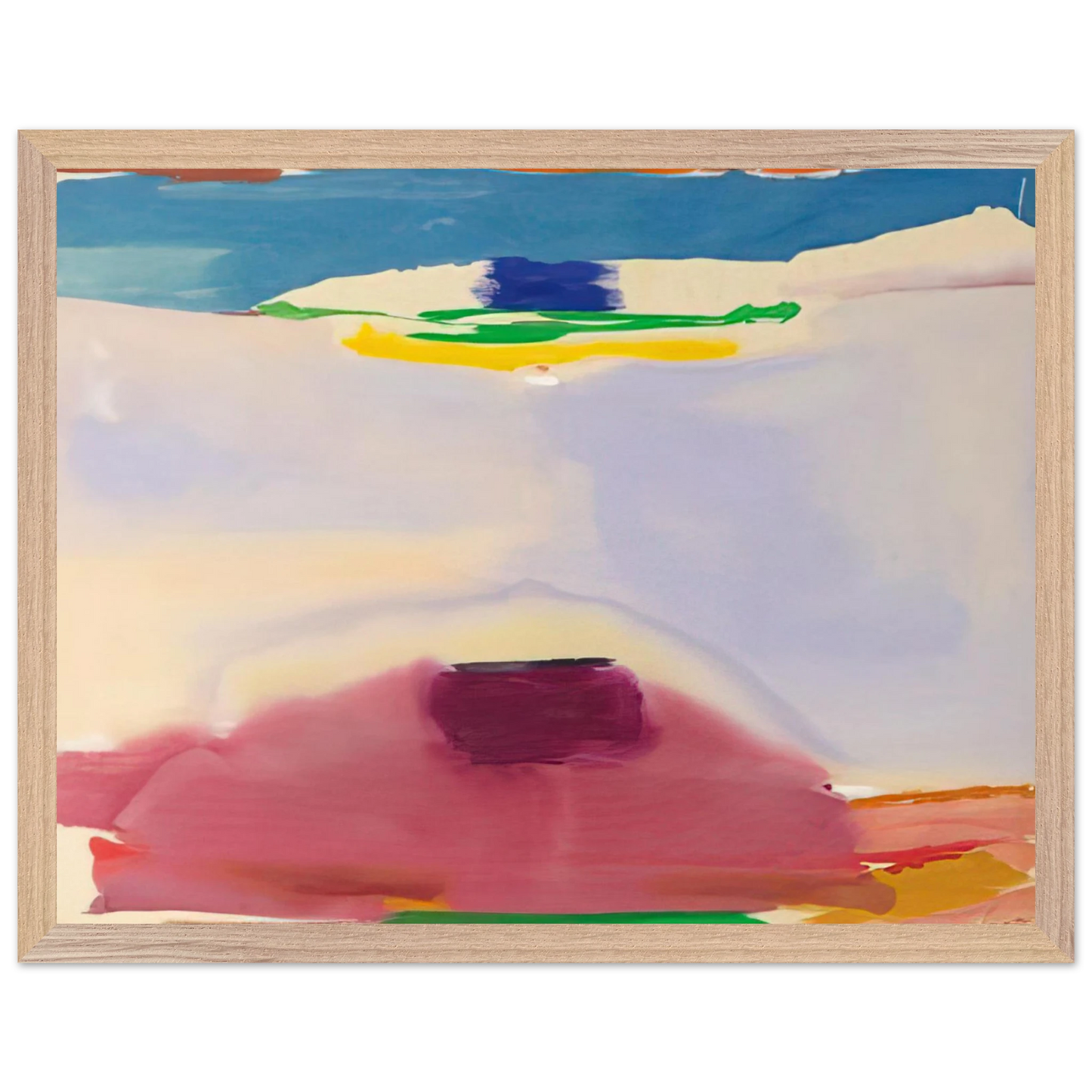 Helen Frankenthaler - Leveling - 1973 Wall art - 70x100 cm / 28x40 inches - Fine Art Poster-canvas - -