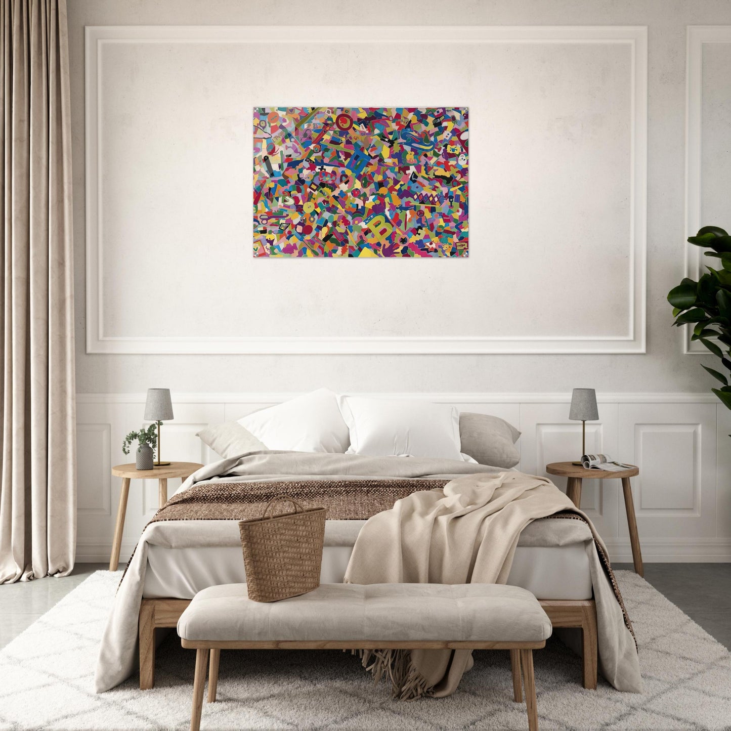 TUTTO 1988 - Alighiero Boetti Acrylic Print - 70x100 cm / 28x40″ inches