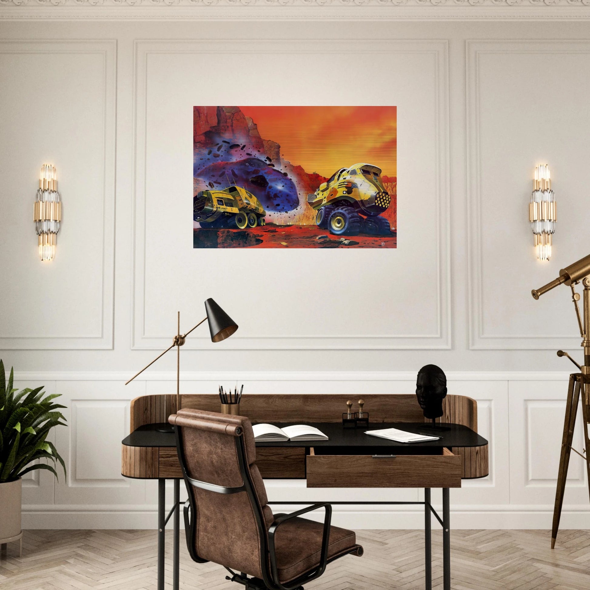 Chris Foss - Chris Foss Brushed Aluminum Print - 70x100 cm / 28x40 inches | Chris Foss Aluminum Print | Chris Foss Prints