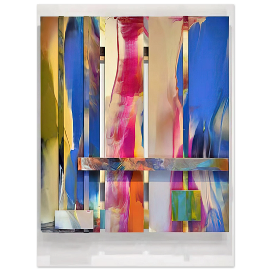 Sam Gilliam - Wide  75x100 cm / 30x40inches Fine Art Poster
