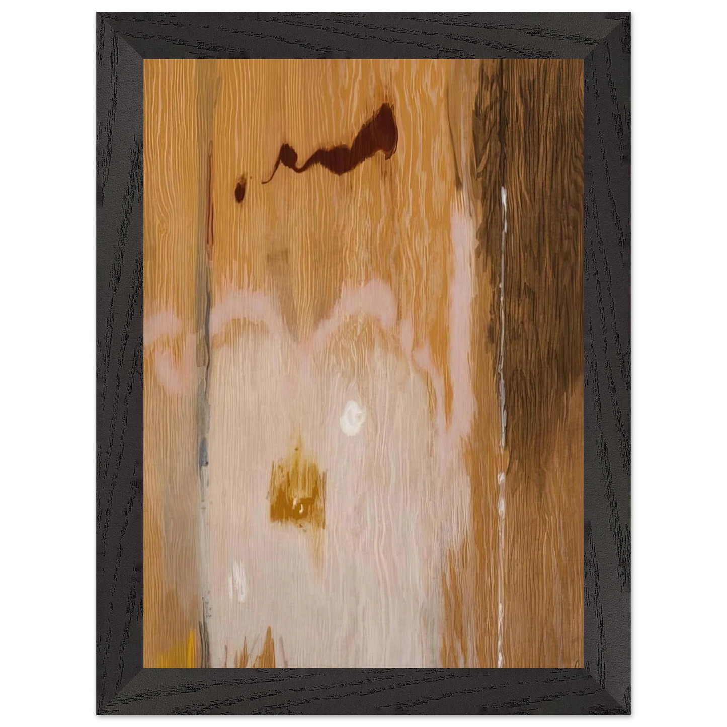 Helen Frankenthaler - Tales of Genji VI - 1998 Wall art - 13x18 cm / 5x7 inches - Premium Wooden Framed Poster With Fine Art Paper-canvas - Wood frame