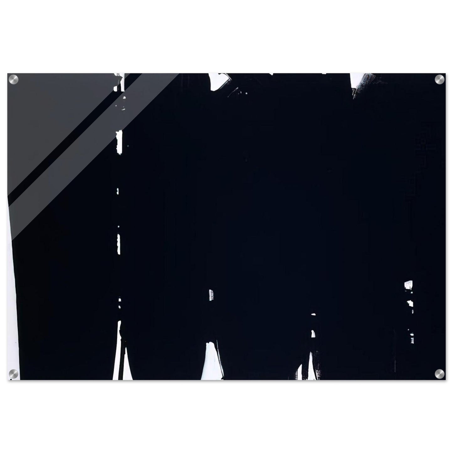 Peinture 220 x 366 cm, 14 mai 1968 - 1968 - Pierre Soulages Acrylic Print - 70x100 cm / 28x40″ inches