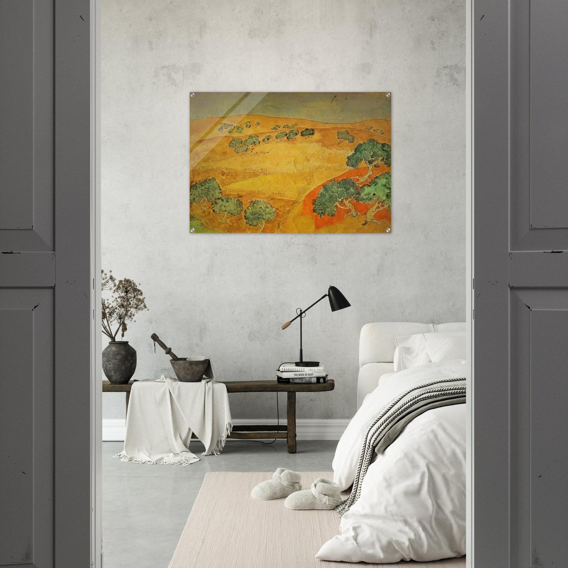 Summer landscape - Pablo Picasso Acrylic Print - 70x100 cm / 28x40″ inches