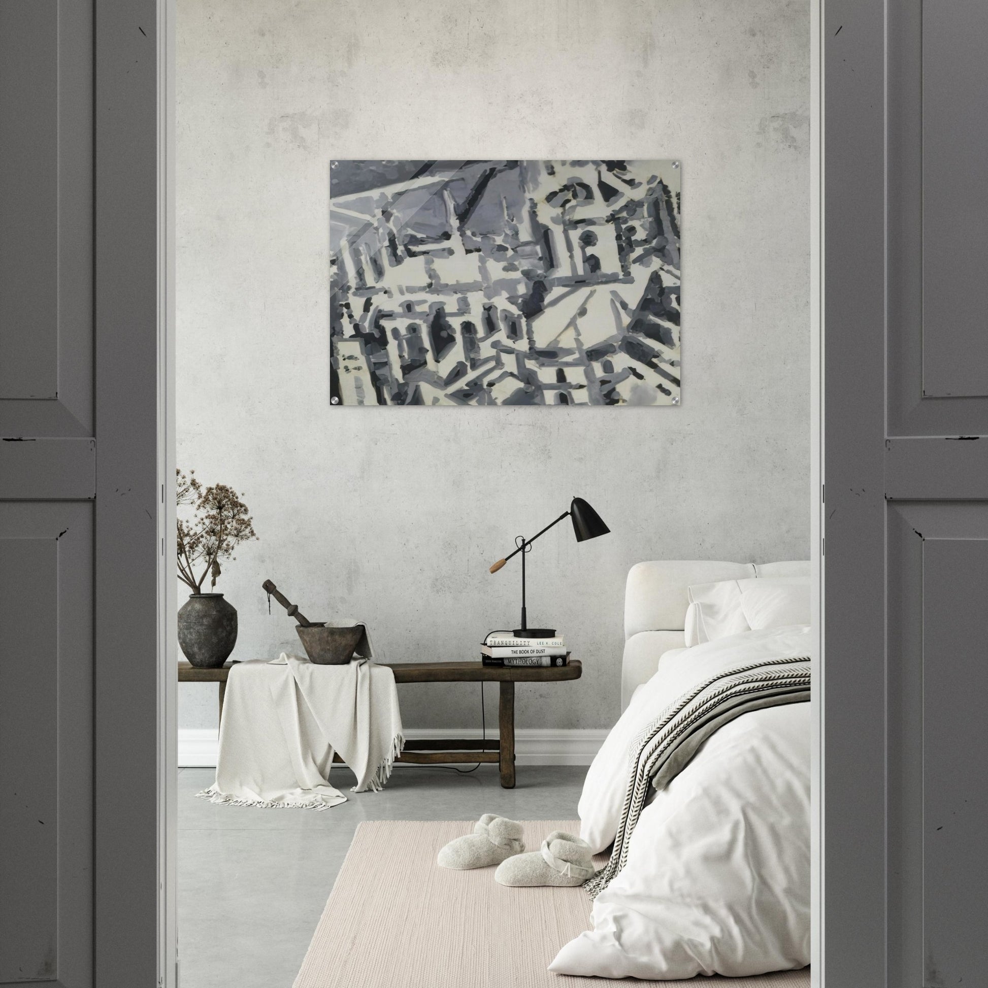 TOWNSCAPE M9 1968 - Gerhard Richter Acrylic Print - 70x100 cm / 28x40″ inches