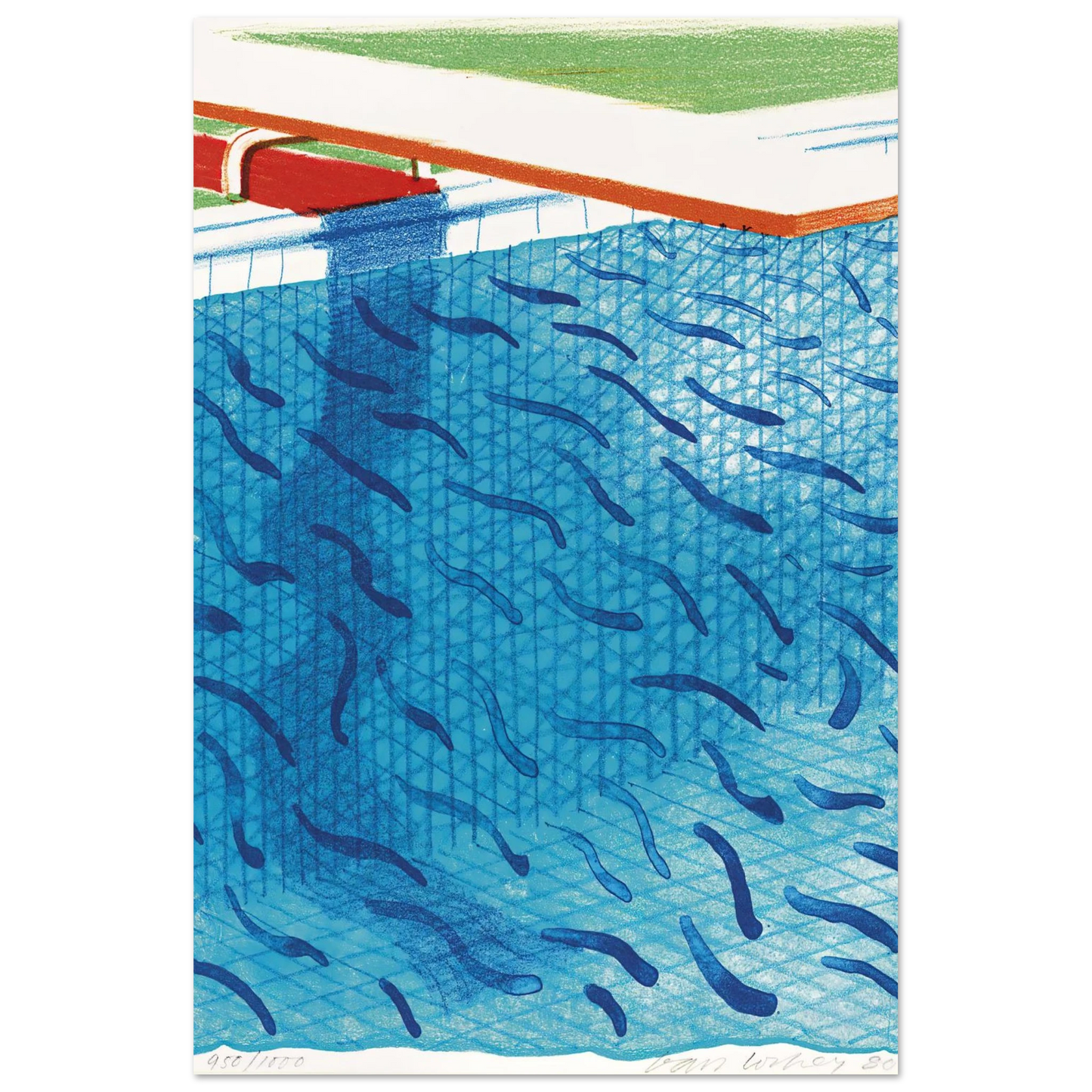 David Hockney - David Hockney Wall art - 20x25 cm / 8x10 inches - Fine Art Poster-canvas - -