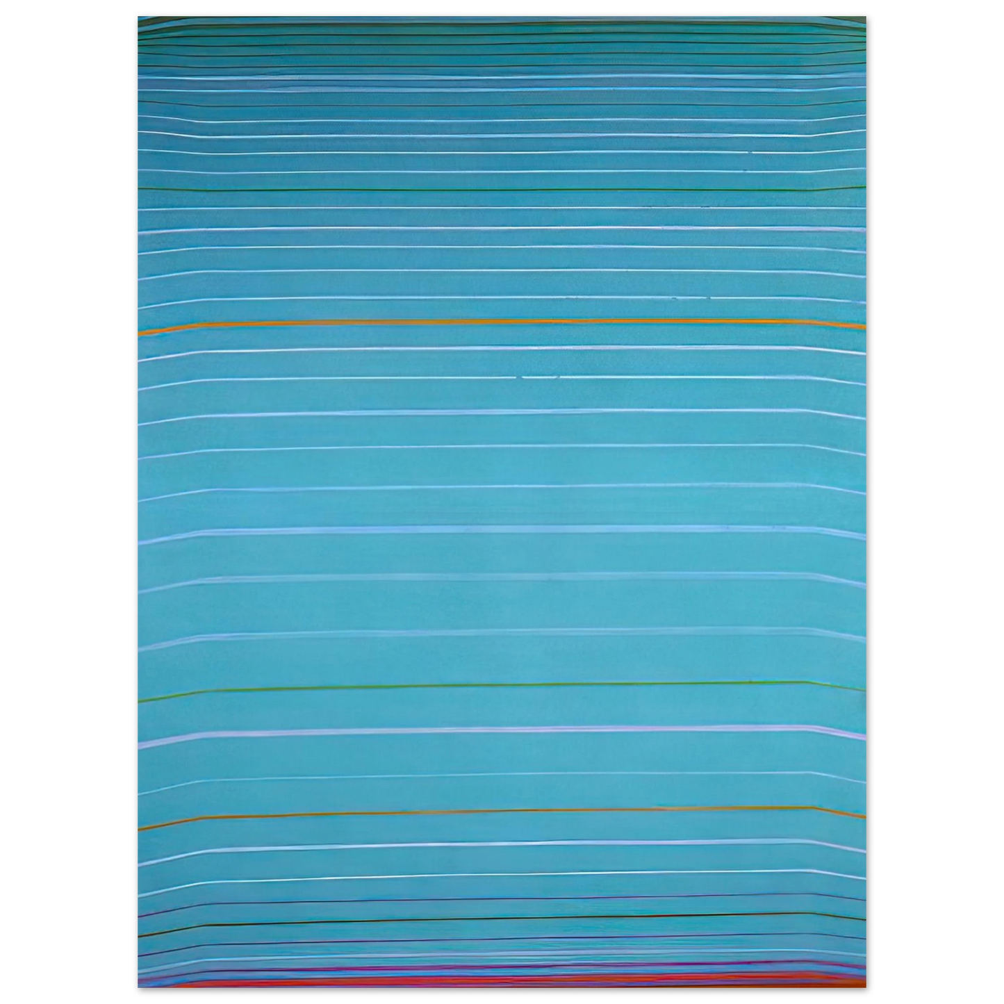 John Hoyland - April 1961 - 1961  75x100 cm / 30x40inches Fine Art Poster
