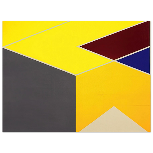 Larry Zox - Diamond Cut Series - 1966  75x100 cm / 30x40inches Fine Art Poster