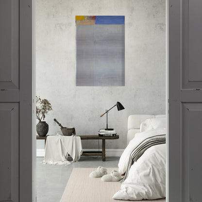 Ocean Park #49 - Richard Diebenkorn Brushed Aluminum Print - 70x100 cm / 28x40 inches | Richard Diebenkorn Aluminum Print | Richard Diebenkorn Prints
