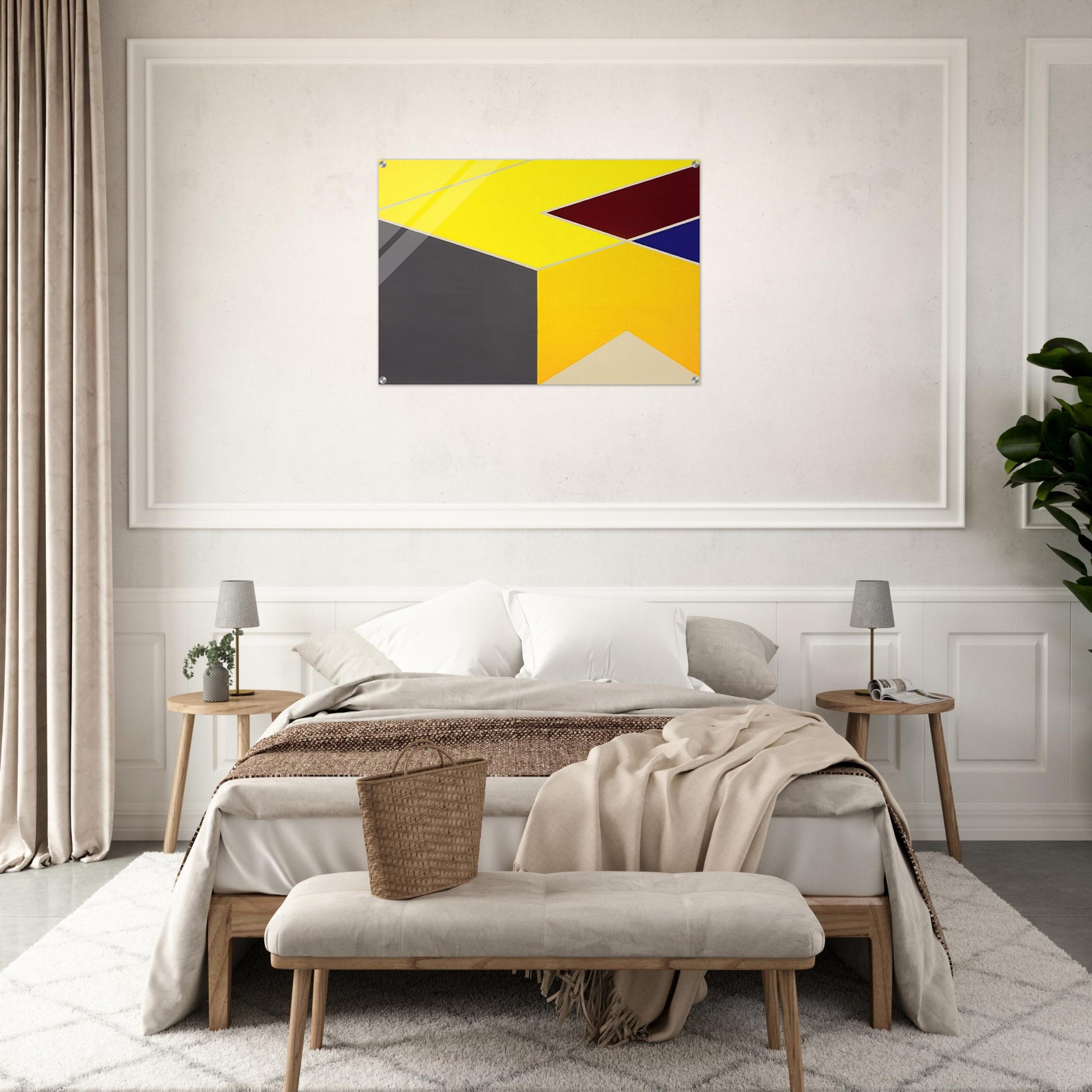 Diamond Cut Series - 1966 - Larry Zox Acrylic Print - 70x100 cm / 28x40″ inches