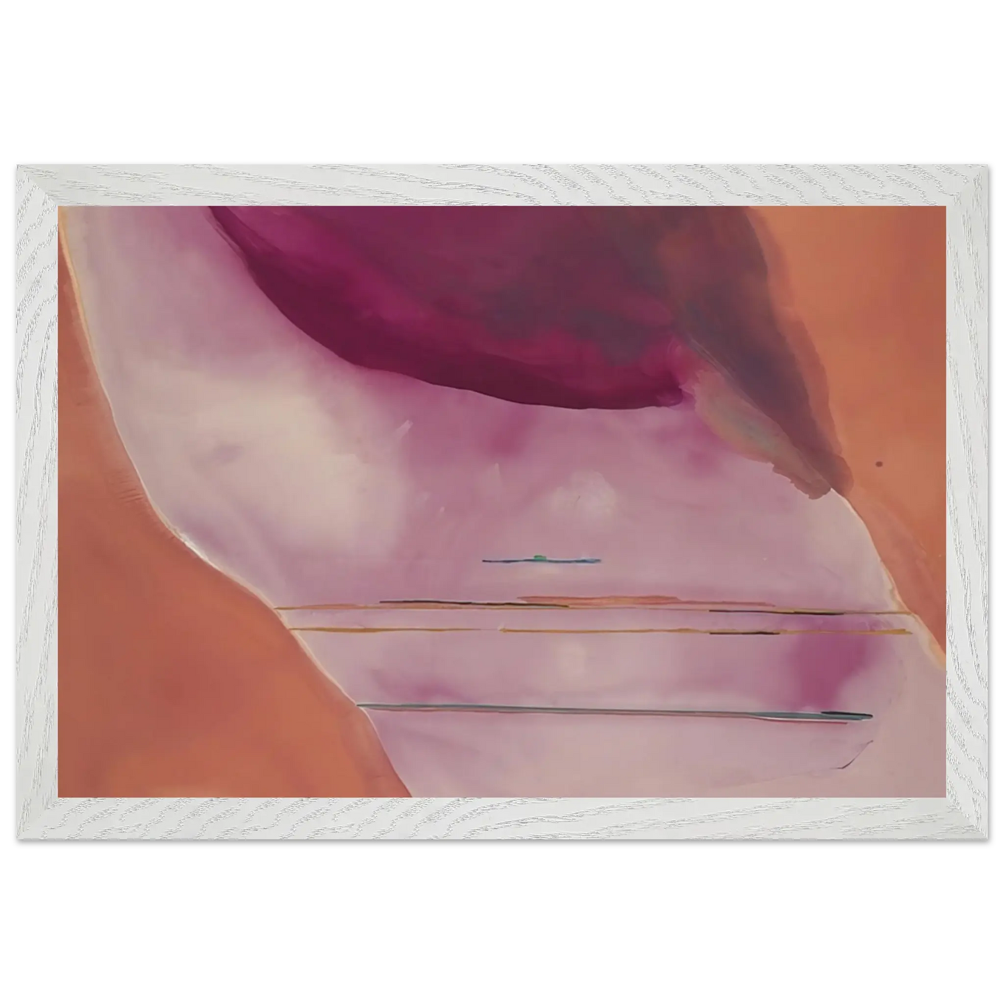 Helen Frankenthaler - Pendulum - 1972 Wall art - 45x45 cm / 18x18 Inches - Fine Art Poster - -