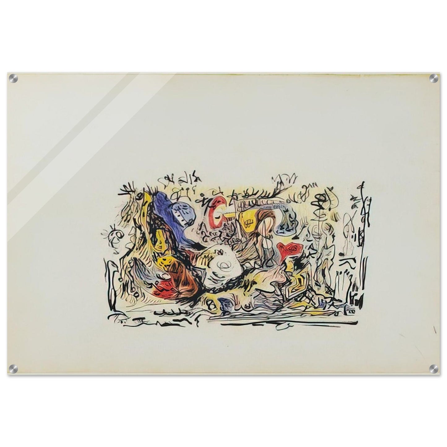 UNTITLED - Jackson Pollock Acrylic Print - 70x100 cm / 28x40″ inches