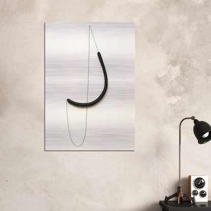 UNTITLED 1966 1 - Eva Hesse Brushed Aluminum Print - 70x100 cm / 28x40 inches | Eva Hesse Aluminum Print | Eva Hesse Prints