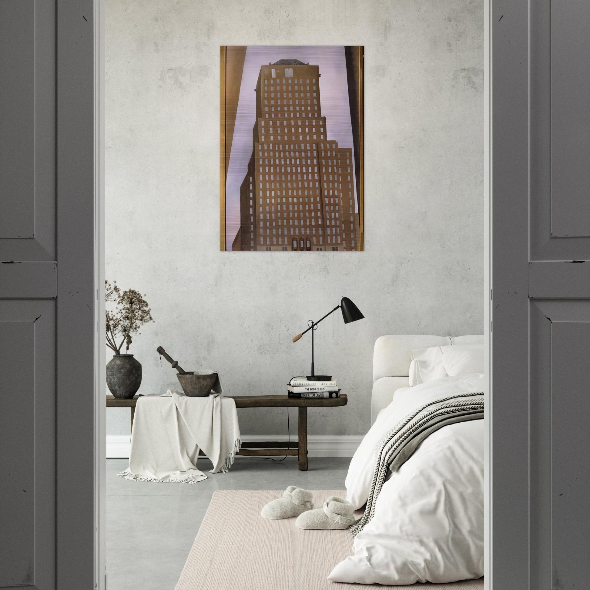 Shelton Hotel New York No. 1 - Georgia O'Keeffe Brushed Aluminum Print - 70x100 cm / 28x40 inches | Georgia O'Keeffe Aluminum Print | Georgia O'Keeffe Prints