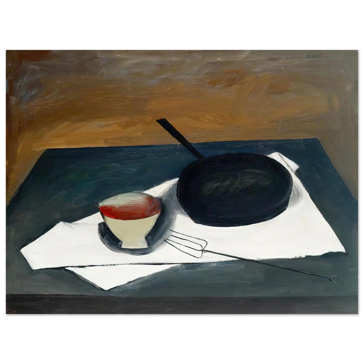 William Scott - The Frying Pan - 1946  75x100 cm / 30x40inches Fine Art Poster