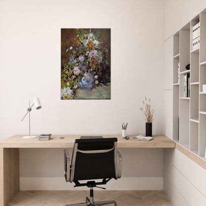 Spring Bouquet - Pierre-Auguste Renoir Brushed Aluminum Print - 70x100 cm / 28x40 inches | Pierre-Auguste Renoir Aluminum Print | Pierre-Auguste Renoir Prints