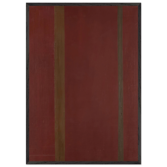 Galaxy - Barnett Newman 70x100 cm / 28x40 inches Framed Art Print – Black Wooden Frame