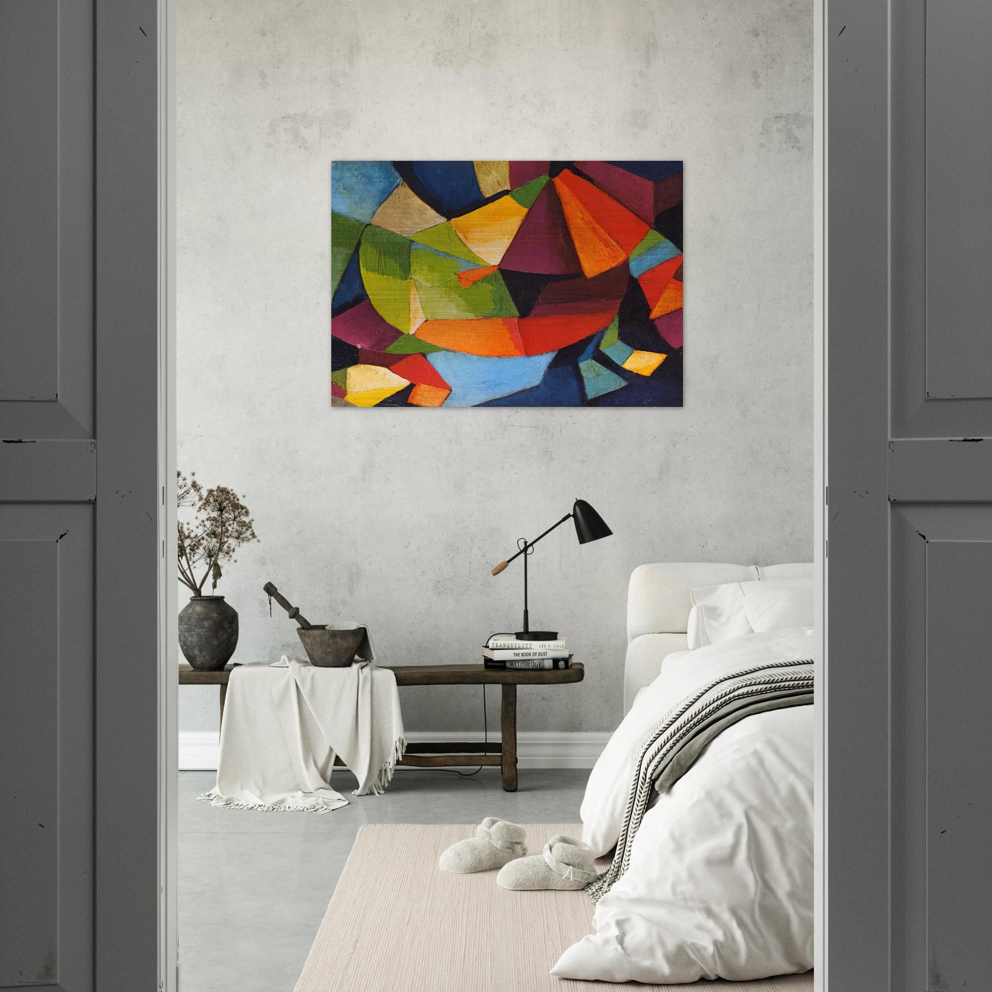 Synchromy - 1916 - Morgan Russell Brushed Aluminum Print - 70x100 cm / 28x40 inches | Morgan Russell Aluminum Print | Morgan Russell Prints