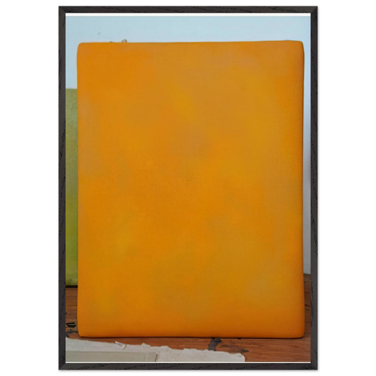 CALDO 2002 - Gotthard Graubner 70x100 cm / 28x40 inches Framed Art Print – Black Wooden Frame