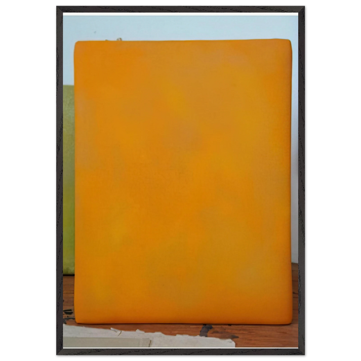 CALDO 2002 - Gotthard Graubner 70x100 cm / 28x40 inches Framed Art Print – Black Wooden Frame