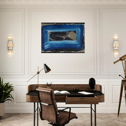 Seafood - 2001 - Howard Hodgkin Brushed Aluminum Print - 70x100 cm / 28x40 inches | Howard Hodgkin Aluminum Print | Howard Hodgkin Prints