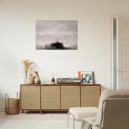 N MERO 148 1959 - Luis Feito Brushed Aluminum Print - 70x100 cm / 28x40 inches | Luis Feito Aluminum Print | Luis Feito Prints