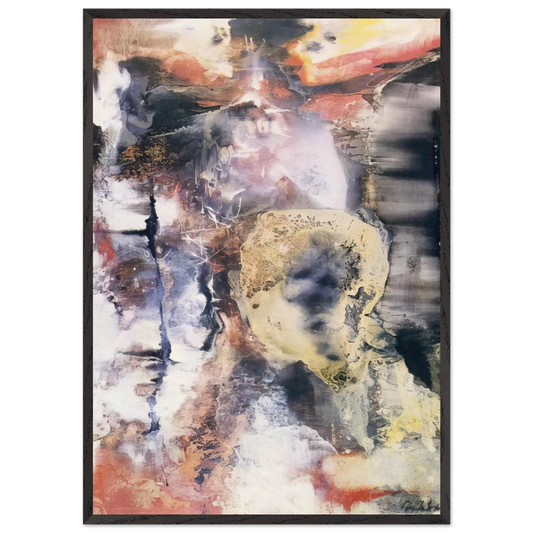The Archer - Paul Jenkins 70x100 cm / 28x40 inches Framed Art Print – Black Wooden Frame