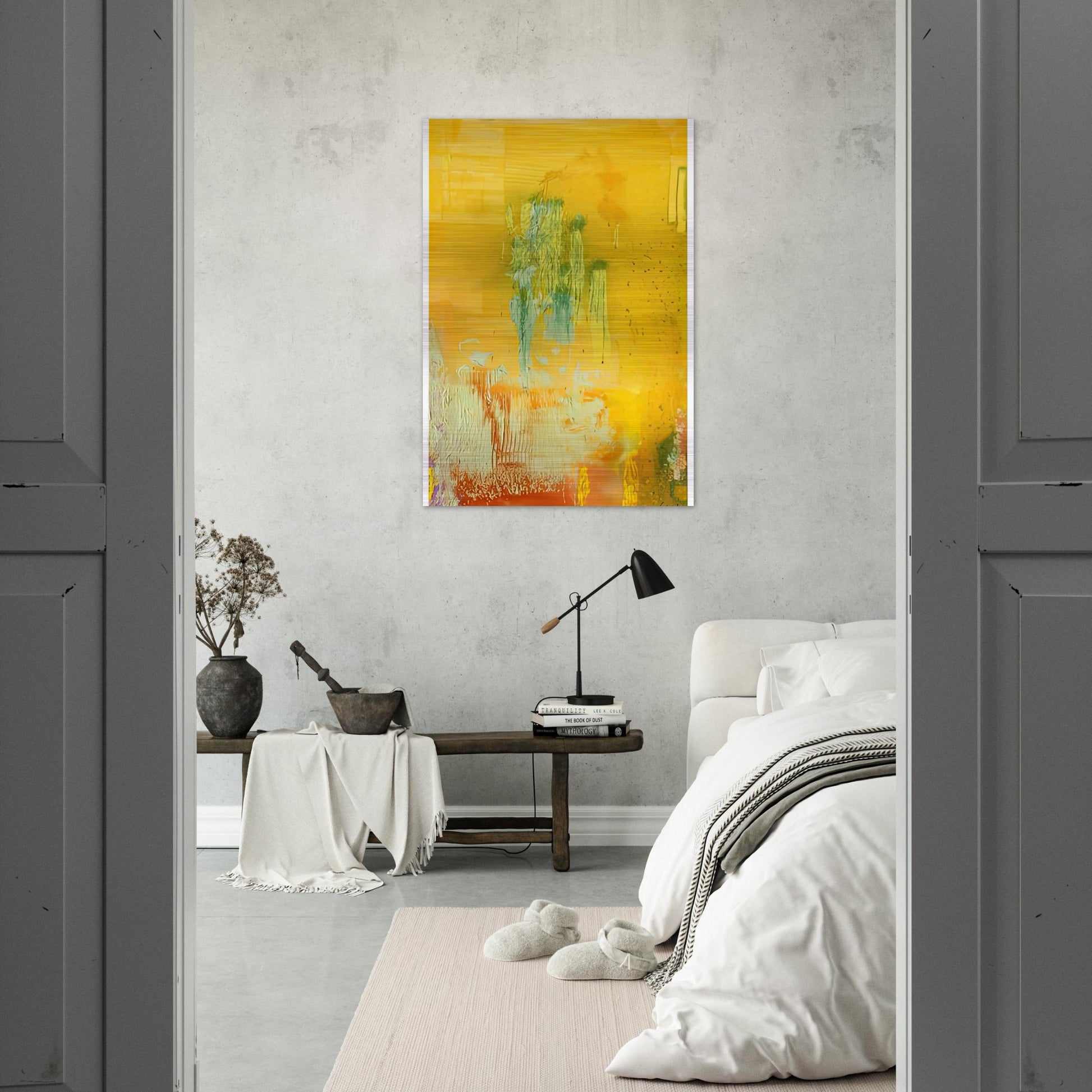 Aspens, 1991- - Helen Frankenthaler Brushed Aluminum Print - 70x100 cm / 28x40 inches | Helen Frankenthaler Aluminum Print | Helen Frankenthaler Prints