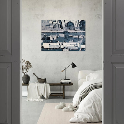 TOWNSCAPE M4 1968 - Gerhard Richter Brushed Aluminum Print - 70x100 cm / 28x40 inches | Gerhard Richter Aluminum Print | Gerhard Richter Prints