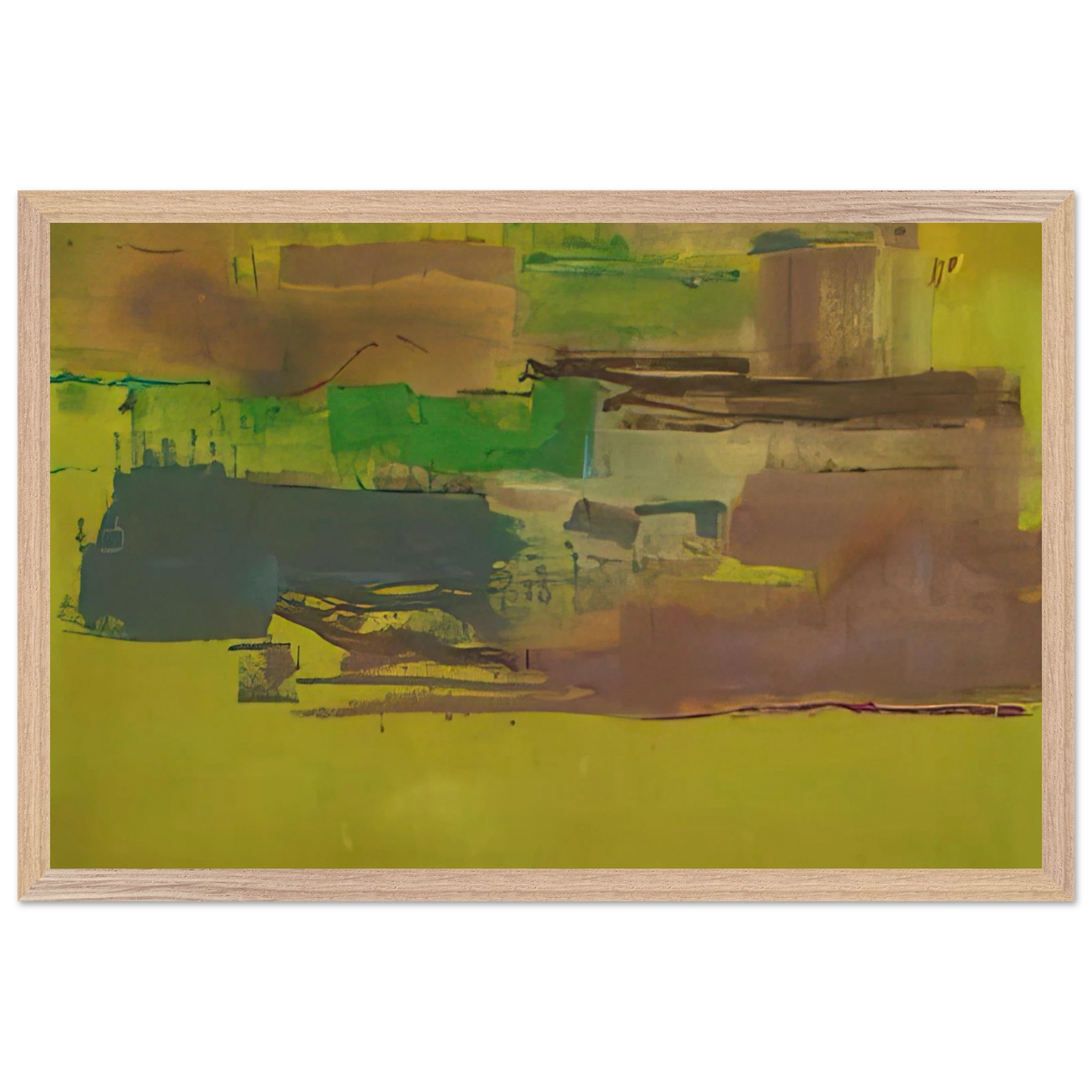 Helen Frankenthaler - August Deep - 1978 Wall art - 30x40 cm / 12x16 inches - Fine Art Poster-canvas - -