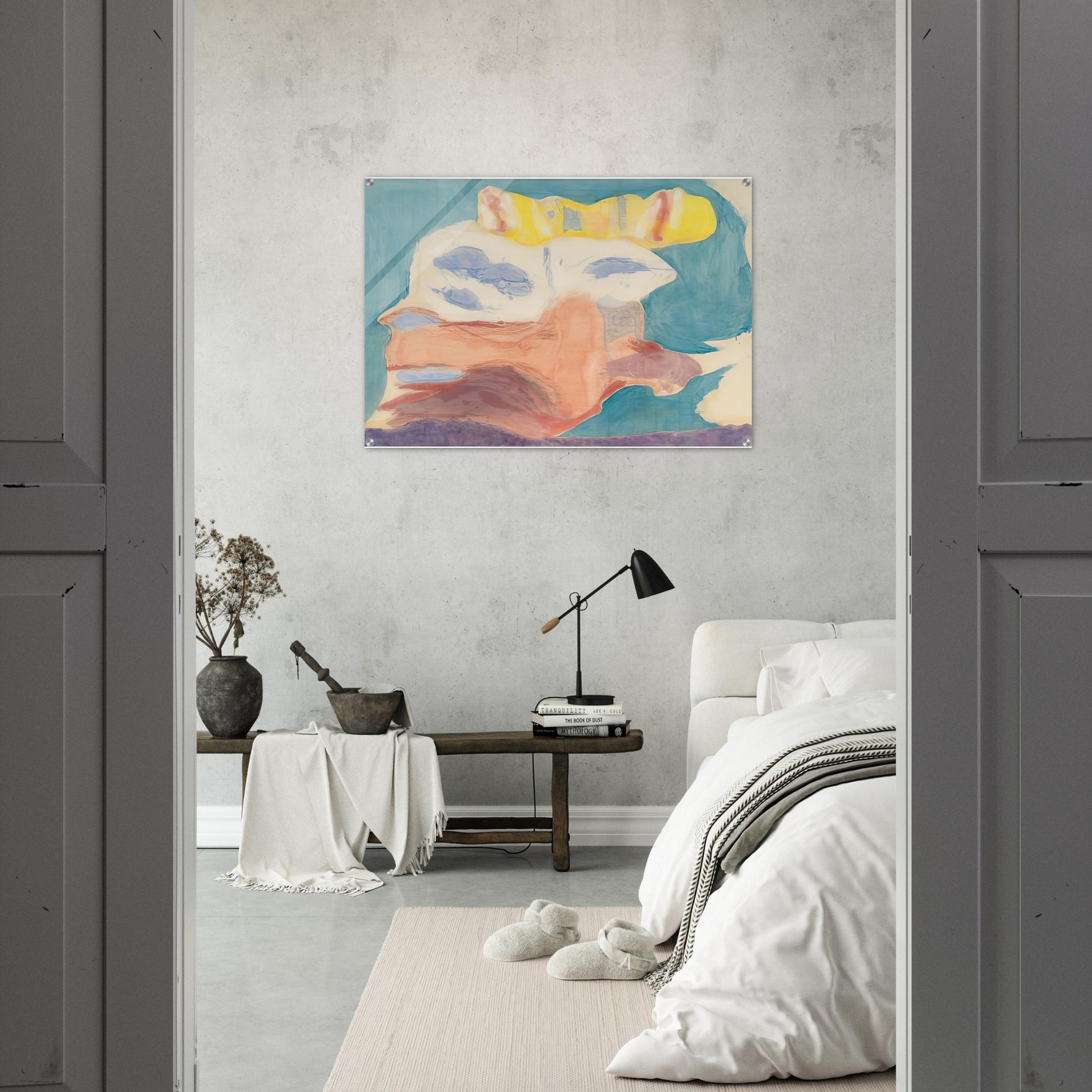 Sea Goddess, 1963- - Helen Frankenthaler Acrylic Print - 70x100 cm / 28x40″ inches