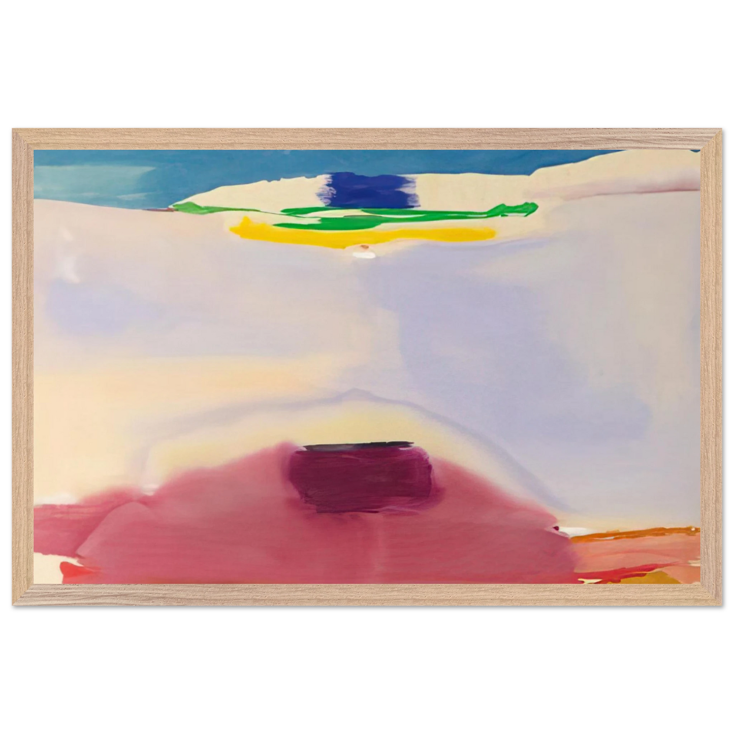 Helen Frankenthaler - Leveling - 1973 Wall art - 15x20 cm / 6x8 inches - Fine Art Poster-canvas - -