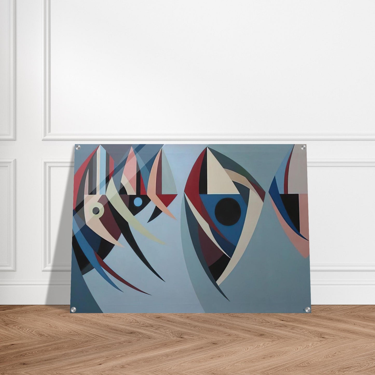 Untitled - 1956 - Karl Benjamin Acrylic Print - 70x100 cm / 28x40″ inches