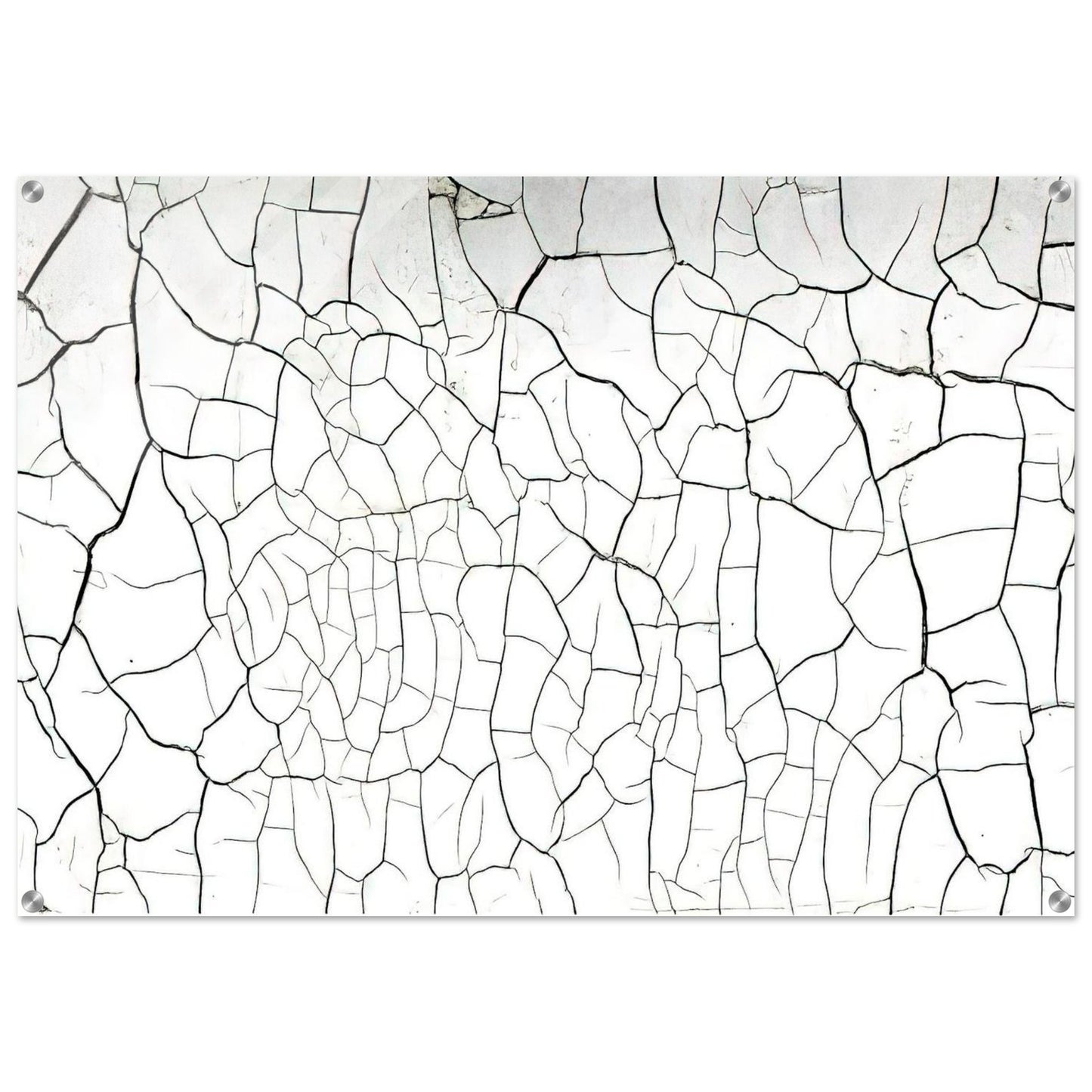 White Cretto - 1975 - Alberto Burri Acrylic Print - 70x100 cm / 28x40″ inches