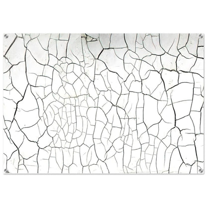 White Cretto - 1975 - Alberto Burri Acrylic Print - 70x100 cm / 28x40″ inches