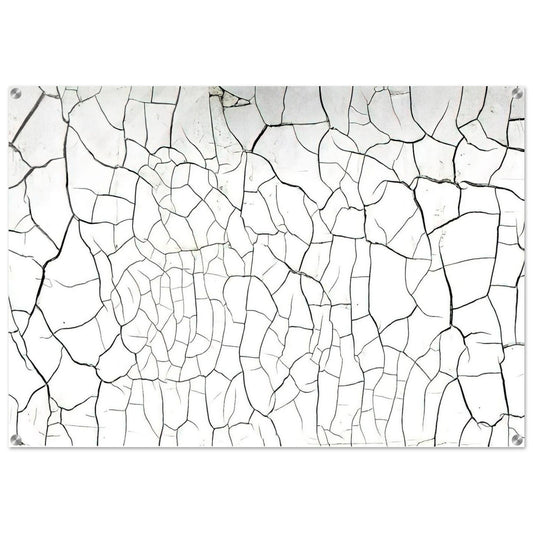 White Cretto - 1975 - Alberto Burri Acrylic Print - 70x100 cm / 28x40″ inches