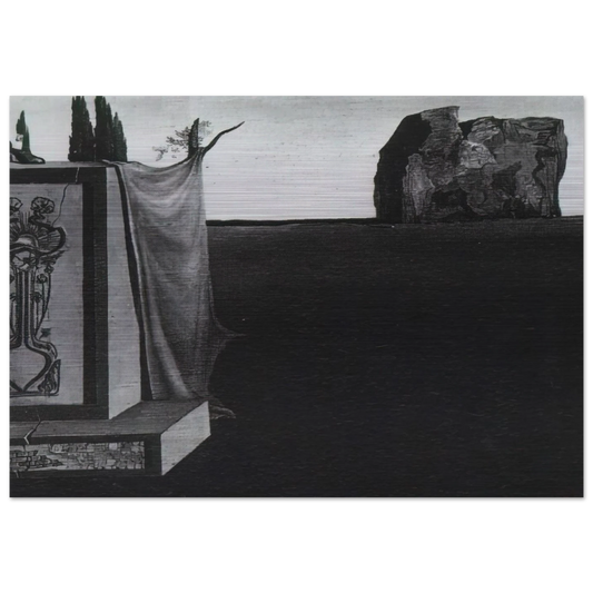 LANDSCAPE - Salvador Dali Brushed Aluminum Print - 70x100 cm / 28x40 inches | Salvador Dali Aluminum Print | Salvador Dali Prints